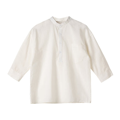 Stand Collar Casual Business Shirt