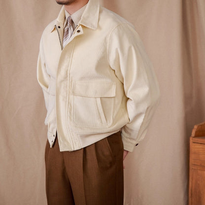 Casual Corduroy Warm Cotton Bomber Jacket