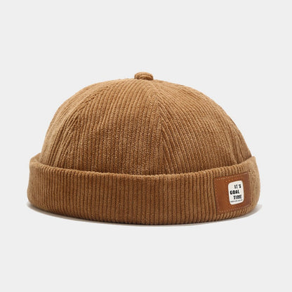 Corduroy Dome Warm Retro Hat