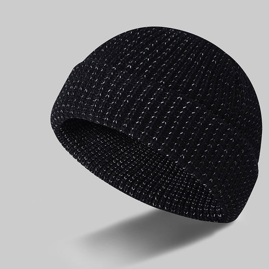 Reflective Silk Knitted Cap