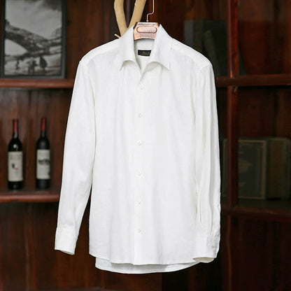 Linen Italian Casual Button Vintage Shirt