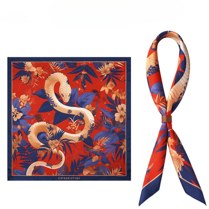 Vintage Soft Silk Scarf