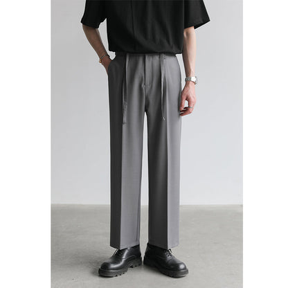 Summer Trousers Casual Pants Loose Straight
