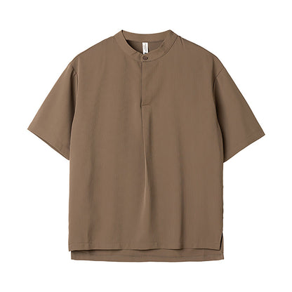 Business Slim Short Sleeve Shirt