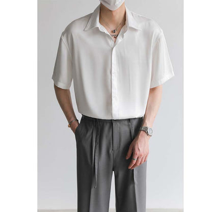 Summer Loose Solid Color Shirt