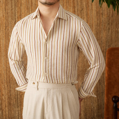 Summer Thin Striped Shirt