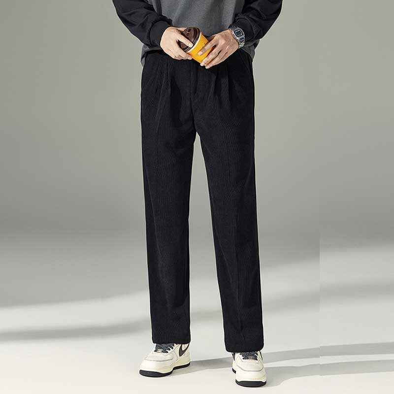 Straight-Leg Loose Casual Pants