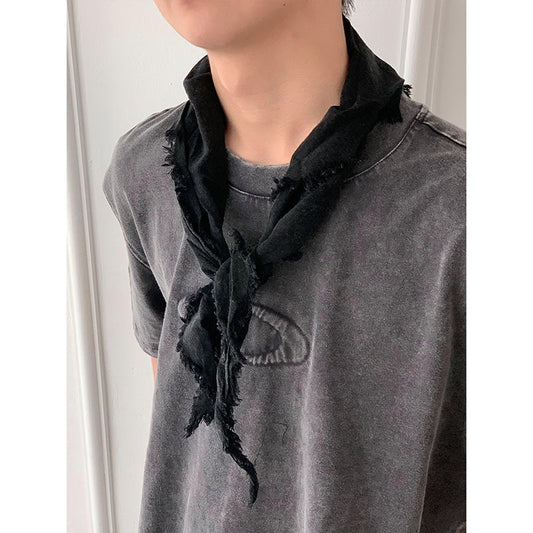 Broken Decorative Triangle Scarf