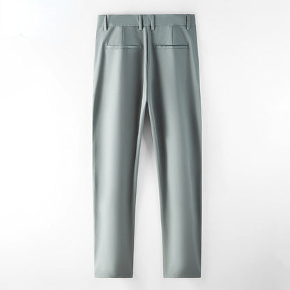 Men's Slim Solid Color Business Formal Casual Pants