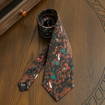 Men's Arrow Shape Formal Print Hand Tie