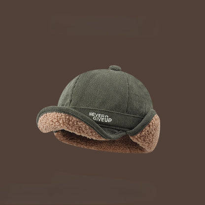 Lambswool Thick Warm Earflaps Hat
