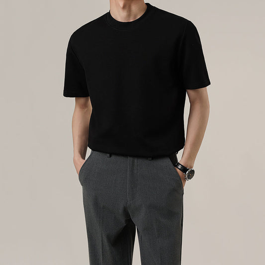 Casual Slim Fit Crew Neck T-shirt